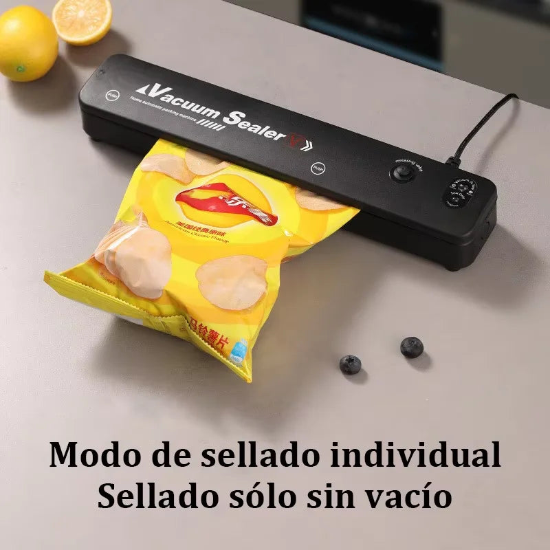 Keuken Thuis Vacuüm Sealer Voedselconservering Plastic Zakken Sealer Verpakkingsmachine Automatische Sealmachine Keukengadgets