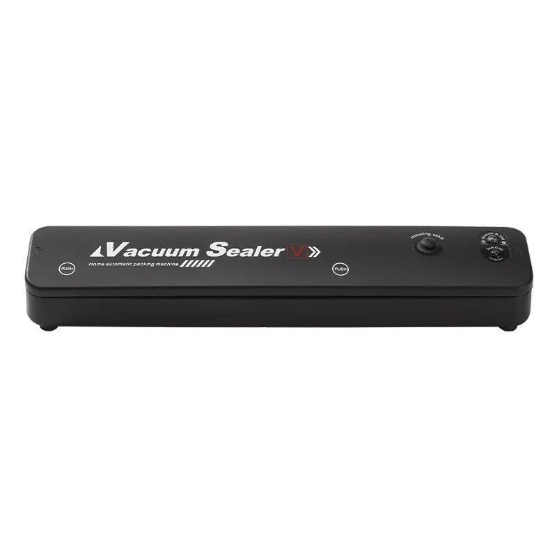 Vacuümverpakkingsmachine, 220V/110V, met 10 stuks, gratis vacuümzakken, zwarte vacuümsealer voor thuisgebruik
