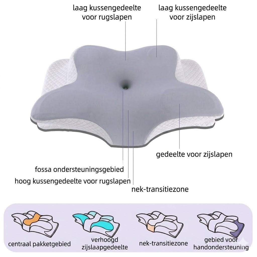 Orthopedisch kussen geurloos hypoallergeen – slaapcomfort NextBazaar