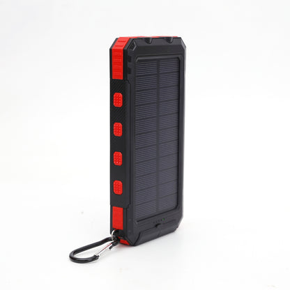 Solar Powerbank 10000mAh met Kompas | Zaklamp & SOS | Waterdicht