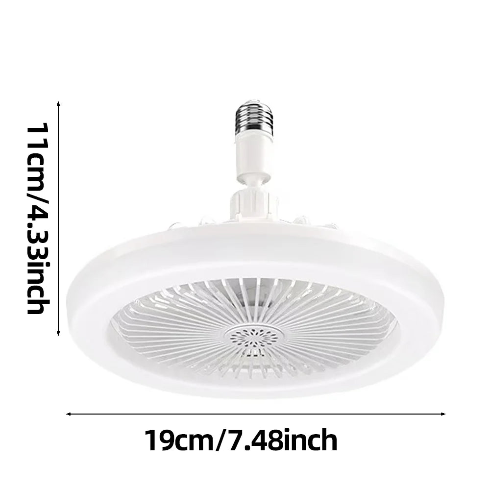 Roteerbare 3-in-1 Plafondventilator met Afstandsbediening en LED Verlichting – E27 Fitting