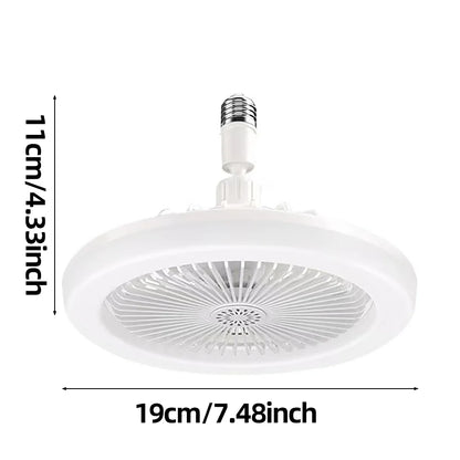 Roteerbare 3-in-1 Plafondventilator met Afstandsbediening en LED Verlichting – E27 Fitting