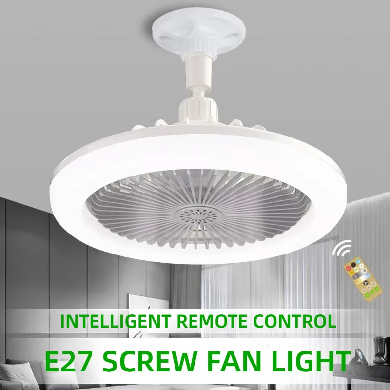 Roteerbare 3-in-1 Plafondventilator met Afstandsbediening en LED Verlichting – E27 Fitting