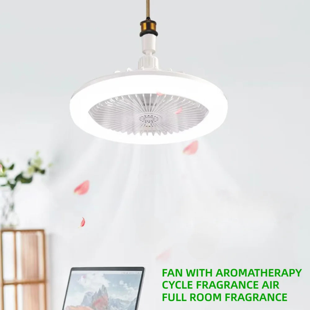 Roteerbare 3-in-1 Plafondventilator met Afstandsbediening en LED Verlichting – E27 Fitting