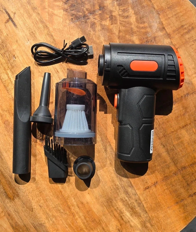 AllesZuiger 2-in-1 - Draadloze Stofzuiger - Auto, Huis & Kantoor
