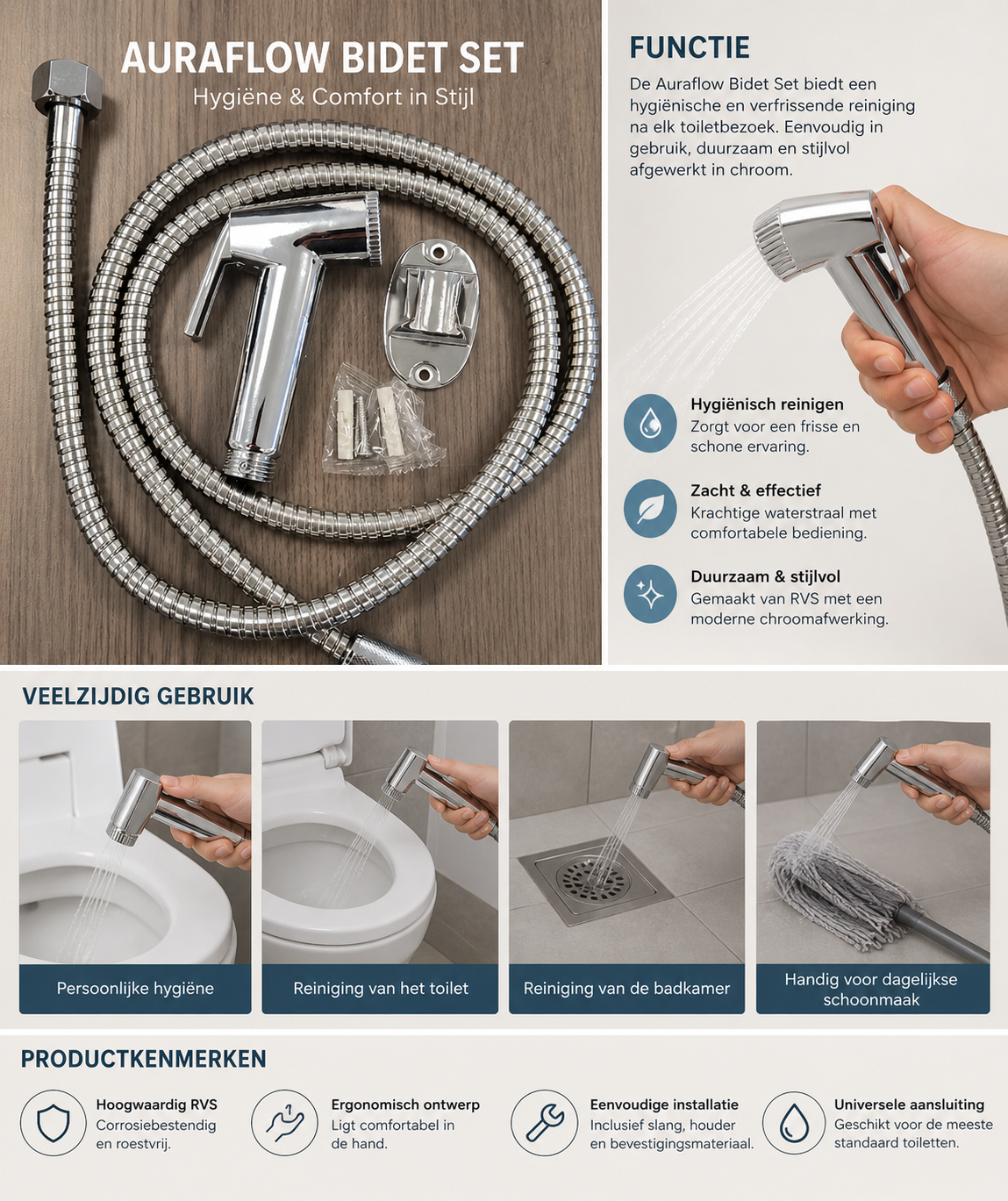 AuraFlow™ Bidet Set