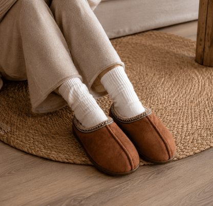 Katoenen Pantoffels | Zachte Gevoerde Huisslippers Nieuw - Maat 39