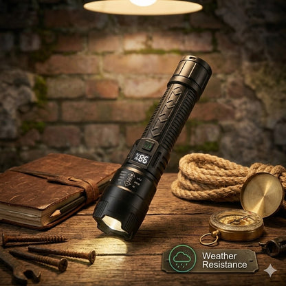 Tactische LED Zaklamp - USB Oplaadbaar - Zoomfunctie & Noodverlichting