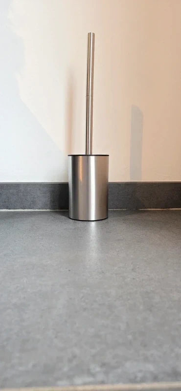 Titan Toiletborstel RVS - Modern Design met Zwarte Accent - Losstaand