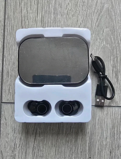 Draadloze Oordopjes - LED Display & Powerbank Case