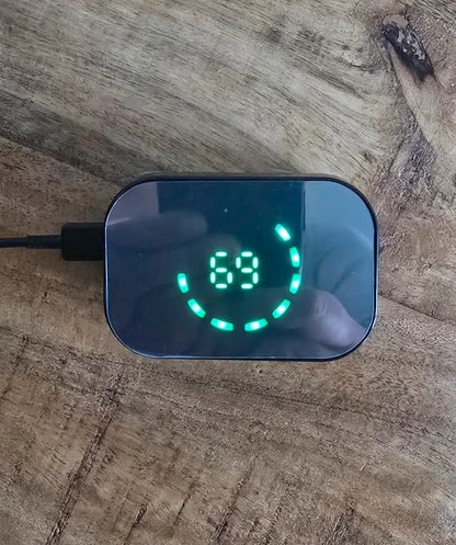 Draadloze Oordopjes - LED Display & Powerbank Case