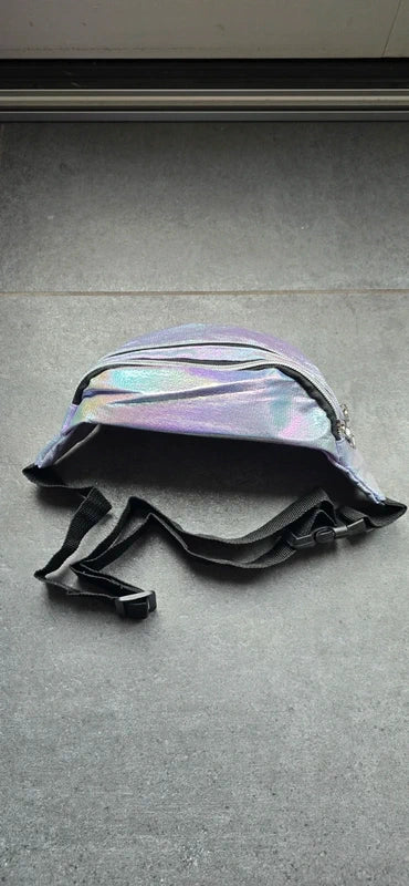 Holografisch Heuptasje Dames - Festival Tasje - Regenboog Effect