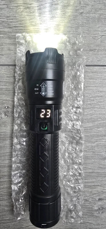 Tactische LED Zaklamp - USB Oplaadbaar - Zoomfunctie & Noodverlichting