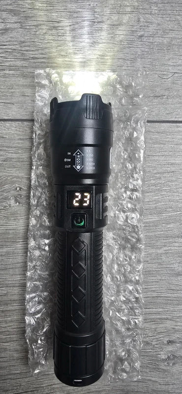 Tactische LED Zaklamp - USB Oplaadbaar - Zoomfunctie & Noodverlichting