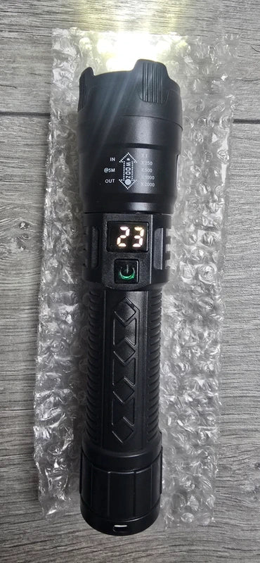 Tactische LED Zaklamp - USB Oplaadbaar - Zoomfunctie & Noodverlichting