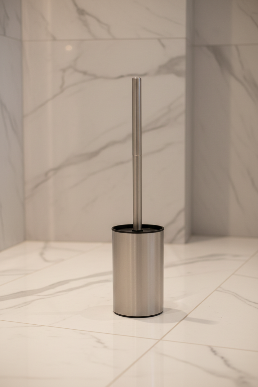 Titan Toiletborstel RVS in luxe badkamer