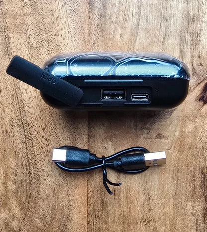 NextBazaar Oordopjes - Met LED Display & Powerbank Functie
