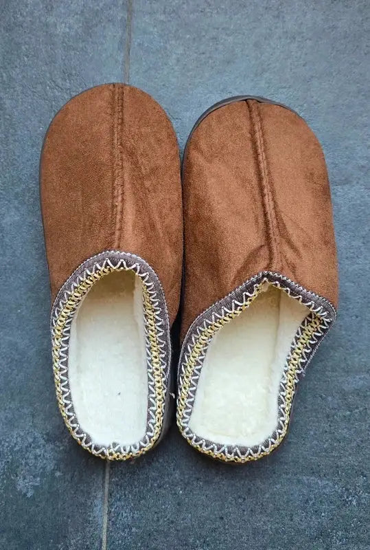 Katoenen Pantoffels | Zachte Gevoerde Huisslippers Nieuw - Maat 39